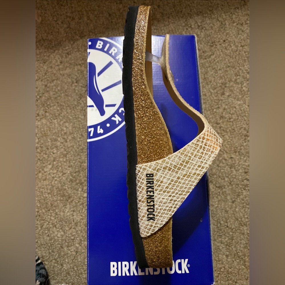 Birkenstock Gizeh Python Eggshell size 37